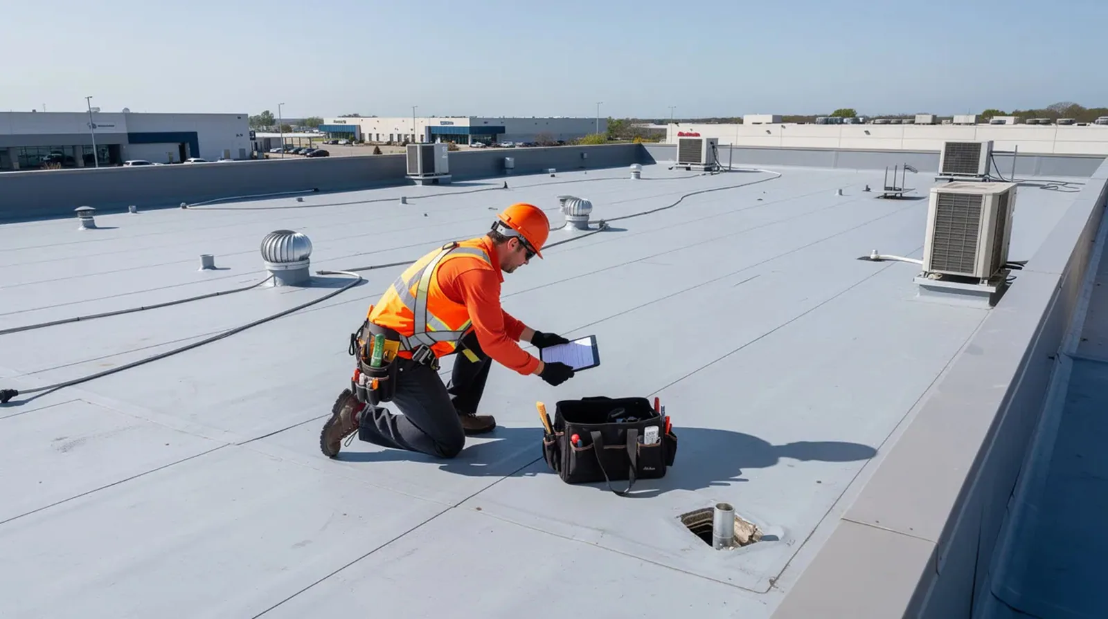 Commercial Roof Condition Reports in Grand Prairie, TX