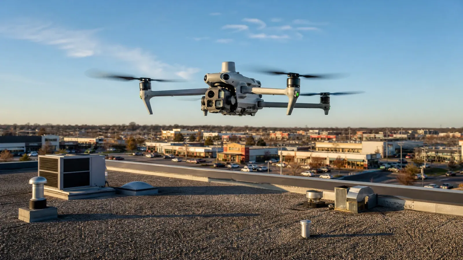 Drone Roof Inspection in Grand Prairie, TX