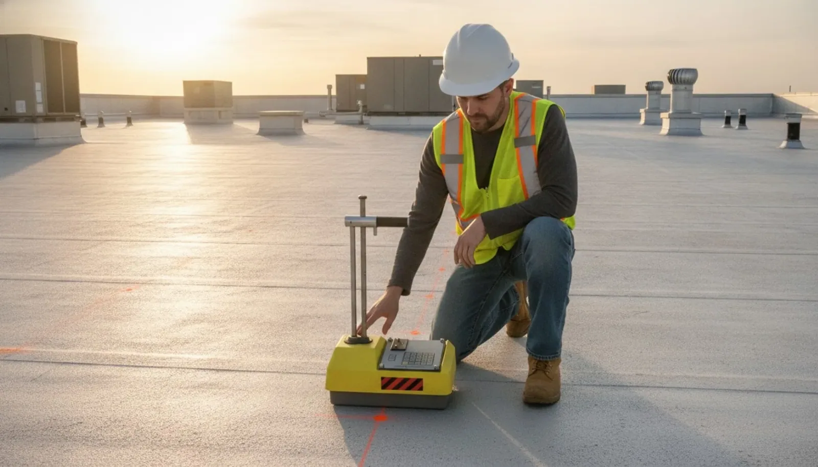 Infrared Roof Moisture Survey in Grand Prairie, TX