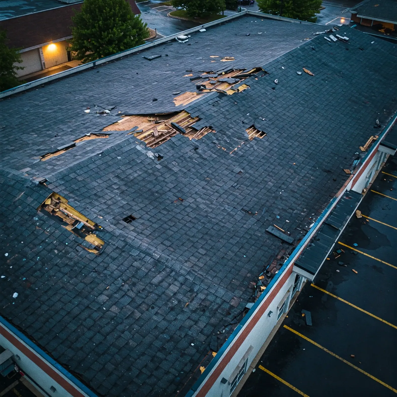 Commercial Roof Insurance Claim Documentation in Grand Prairie, TX