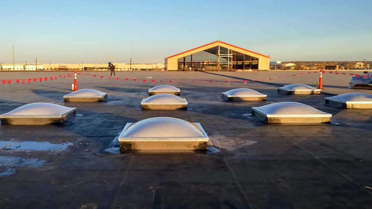 Commercial Skylight and Penetration Flashing in Grand Prairie, TX